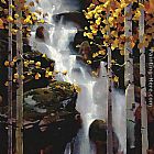Michael Pacher Paintings - Waterfall by Michael O'Toole